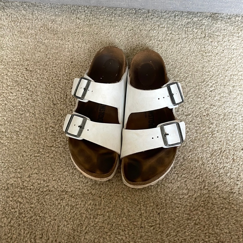 White Birkenstocks